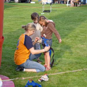 Kletterturm Ariane auf dem Weltkindertag in Husum