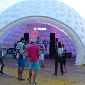 aiRdome auf einem Musikevent in Tschechien