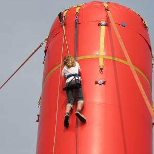 Kletterturm Ariane auf dem Weltkindertag in Husum