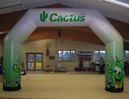 Digital bedruckter Promotionbogen - freistehend