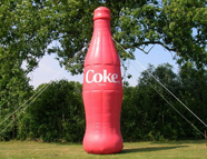 Flasche mit Strohhalmen